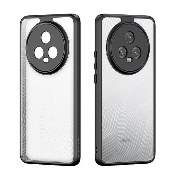 Støtsikkert telefondeksel for Honor Magic 5, 5 Pro, svart Magic 5