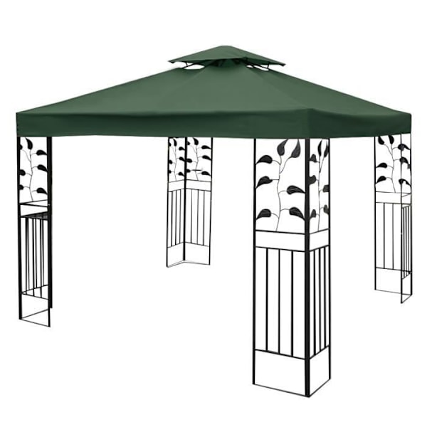 Presenning 3mx3m för Garden Gazebo Reception Pavilion Byte mot vind