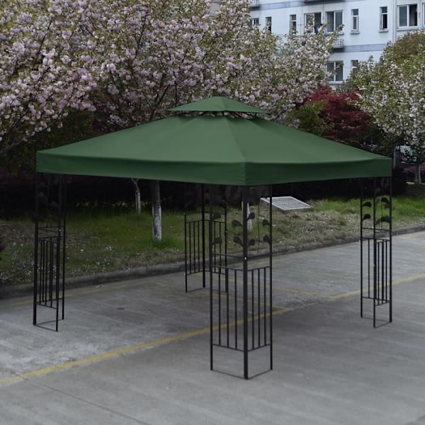 Presenning 3mx3m för Garden Gazebo Reception Pavilion Byte mot vind