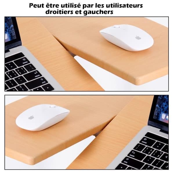 Justerbart Laptopbord Rullande Overbäddsbord Sidobord