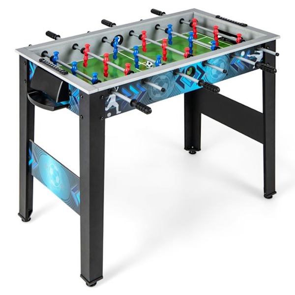 COSTWAY Børnespielfeld 94cm 4 Voksne, Børn - 2 Scorere 10 Point - 18 Farverige Spillere - 2 Bolde