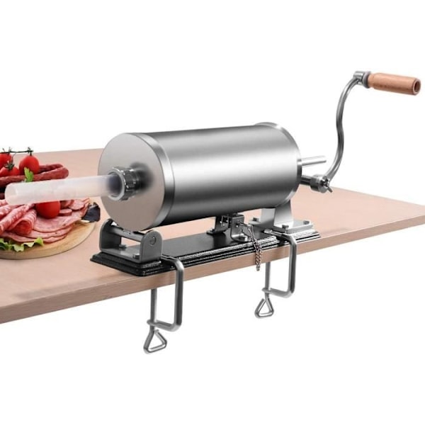 COSTWAY Pølsestopper Hakket kødpølsemaskine 3,6L 4xRør (Ø 15/19/22/25 mm) i rustfrit stål