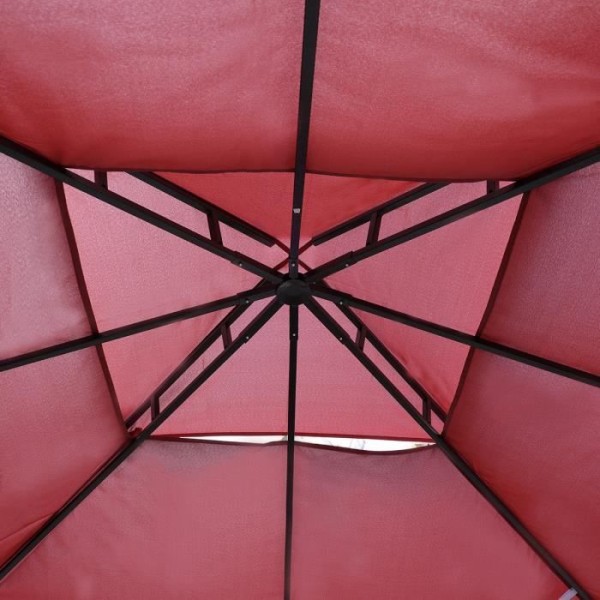 Presenning 3mx3m för Garden Gazebo Reception Pavilion Byte mot vind