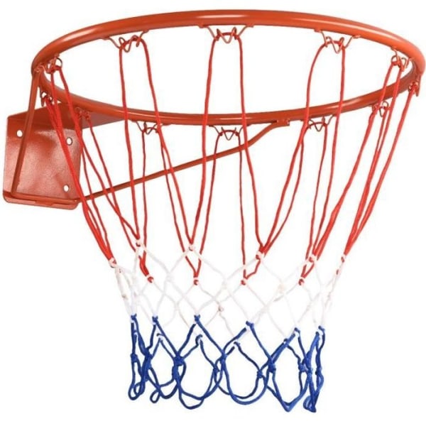 COSTWAY mini basketbåge med nät 46 cm inomhus/utomhus väggmonterad basketbåge i stål för barn/vuxna