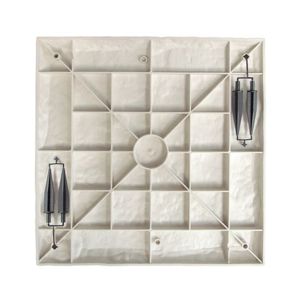 COSTWAY 8 Fliser til Belægning, Imitation af Sten, Have Dekoration, Sti, Genanvendelig, Støbning 39,5 x 39,5 x 2 cm (L x B x H)