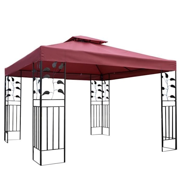 Presenning 3mx3m för Garden Gazebo Reception Pavilion Byte mot vind