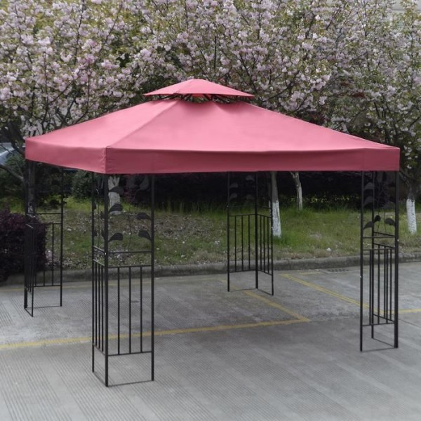 Presenning 3mx3m för Garden Gazebo Reception Pavilion Byte mot vind