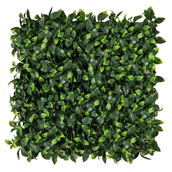 COSTWAY konstgjord häck 50 x 50 cm, 12 gräsmatta väggpaneler Buskpaneler i imitation Gardenia Topiary