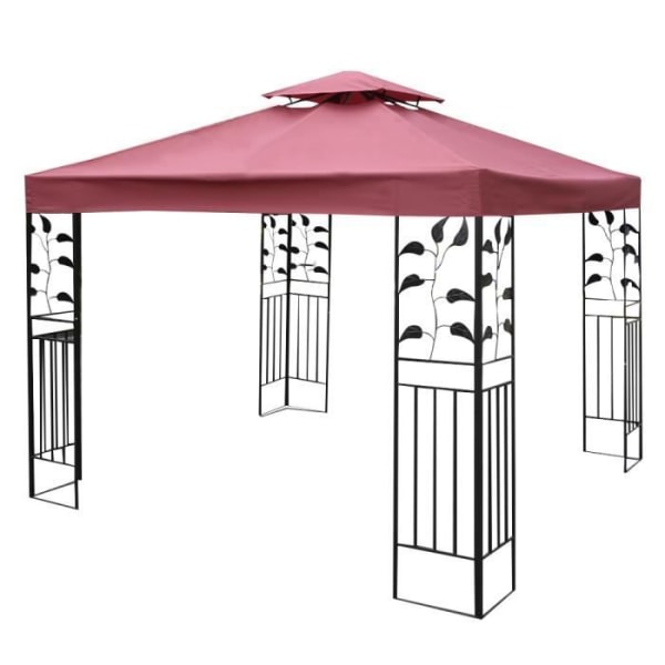 Presenning 3mx3m för Garden Gazebo Reception Pavilion Byte mot vind
