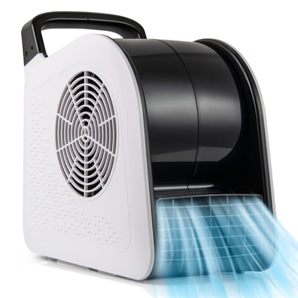 Ventilaatio Puhalin 130 W COSTWAY 3 Nopeutta 552 M³/H, Kääntyvä Pää 185°, Kannettava Tuulettimet Kuivaukseen Jäähdytykseen Svartvitt