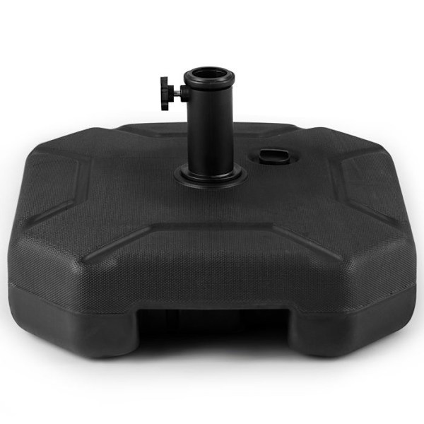 COSTWAY Parasolbase/Parasolfod i robust materiale 38 / 48 MM - Fyldt med vand og sand på 40 KG til haven