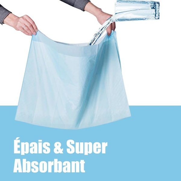 COSTWAY Paket med 150 träningsmattor för hundvalp 75x75CM 5 lager Hygienisk för potträning Superabsorberande