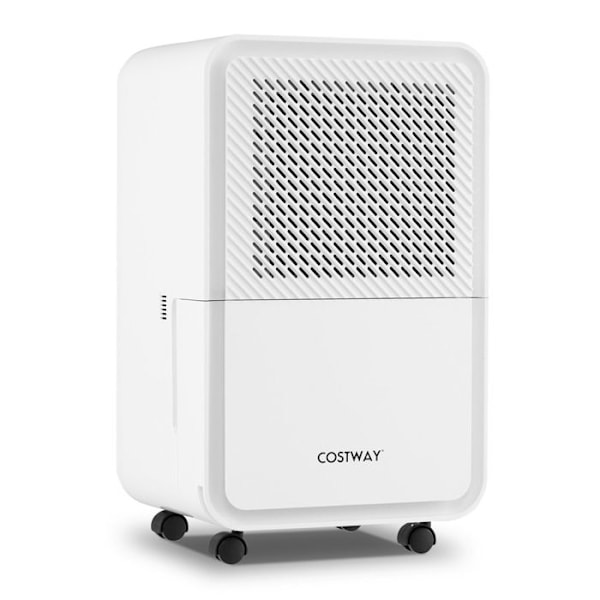 Affugter 15 L/Dag COSTWAY-20 M²-4 Tilstande-Timer 24 T-Bluetooth LED-Kontinuerlig/Manuel Tømning-Automatisk Tøfrsning