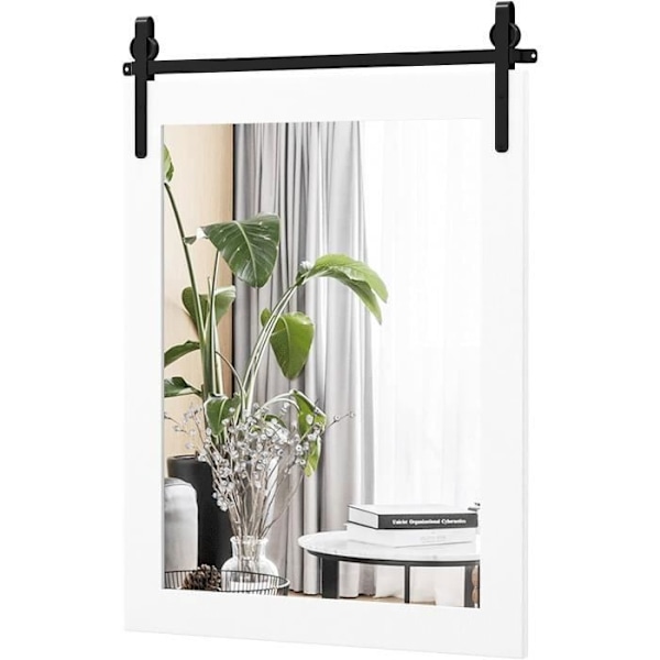 COSTWAY Seinäk镜装饰镜 56 x 76,5 (L x K) Rustiikkityyli, Seinäk decorating for Olohuone Makuuhuone Eteinen Valkoinen