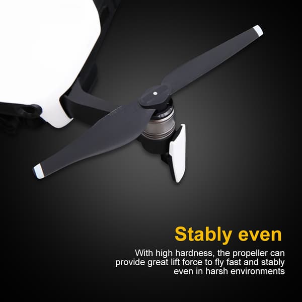 2 par/sæt CW CCW Quick Release propeller Quadcopter blade til Mavic Air drone (hvid stribe)