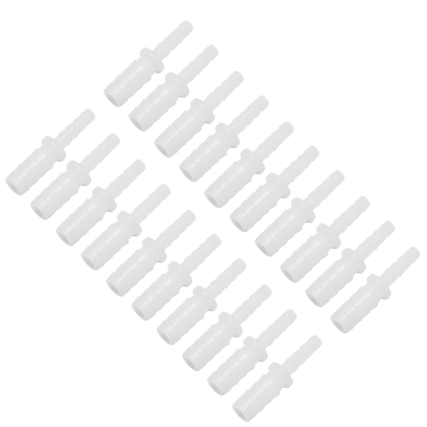 20 st 2-vägs Raka Akvarium Vattenrör Adapter Fisk Tank Beslag Joint Connector