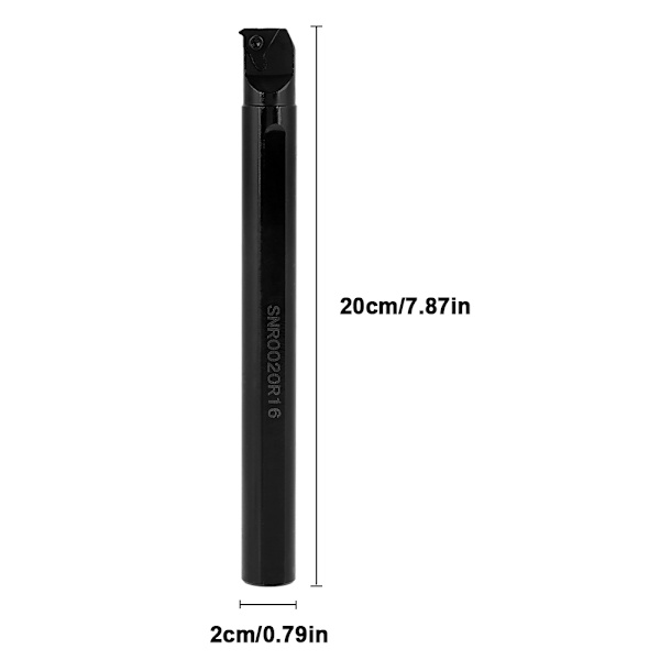 SNR0020R16 20mm × 200mm Sisäkierteen Sorvaustyökalun Pidike Insertti 16IR AG60 + Avain