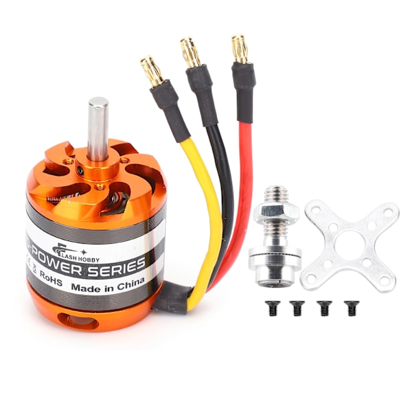 D3542 Borstlös Motor RC Flygplan Ersättningstillbehör för RC Fastvingade Flygplan 1450KV