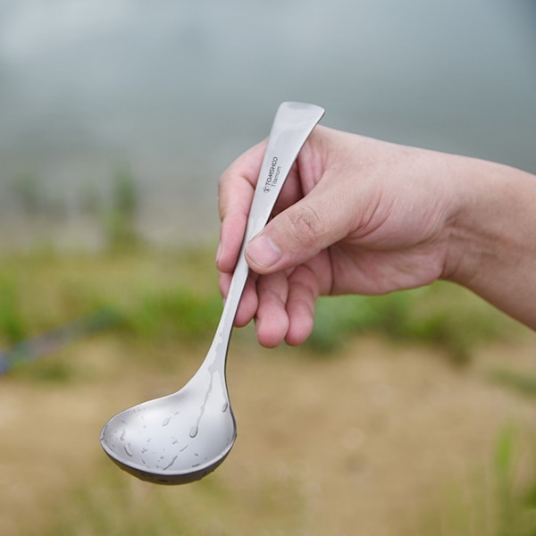 TOMSHOO Ren Titanium Langskaftet Suppeske Udendørs Camping Husholdning
