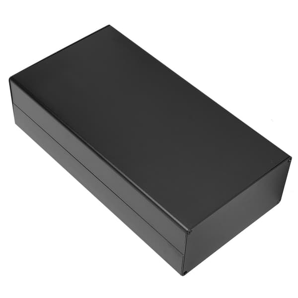 Aluminium Kabinet PCB Samledåse Elektrisk Tilbehør Sand Sort Varmeafledning til GPRS
