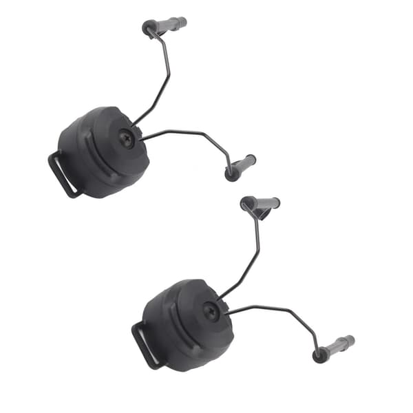 1 par hjelm Arc Rail adapter sæt til Peltor Comtac (sort)