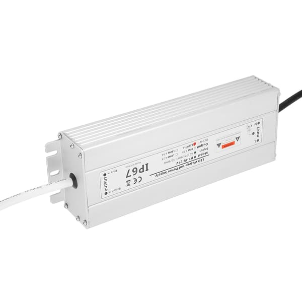 24V 120W 5A LED Lysstripe Strømforsyning IP67 Vanntett LED Driver Transformator