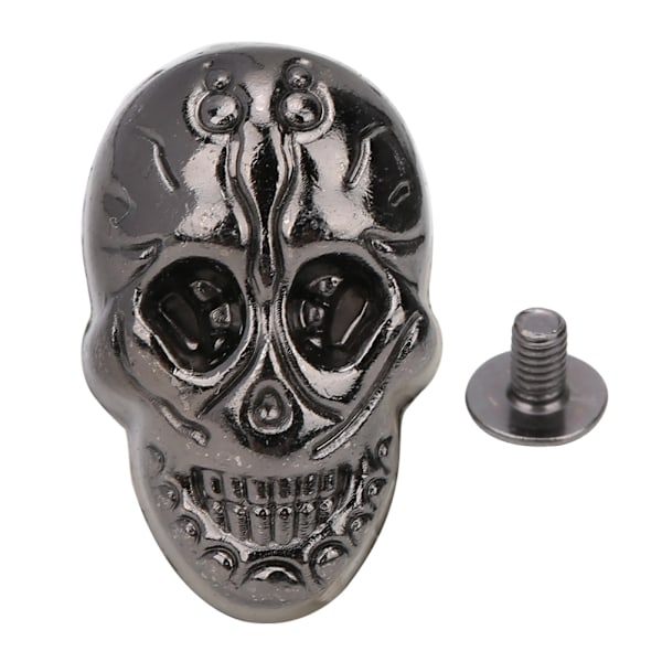 20 ST DIY 15,66 x 25,24 mm Punk Nitar Gotiska Ornament / Skotillbehör 88 Spökhuvud Pistol Färg