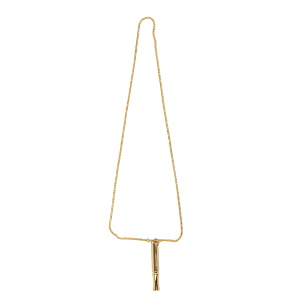 Stressreducerande Andningshalsband Unisex Minska Ångest Lindra Tryck Trendigt Meditationshalsband Guld