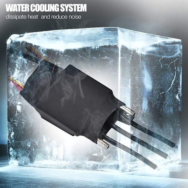 60A Brushless ESC Vandkølet Elektrisk Hastighedsregulator Med 5V/3A UBEC til RC Bådmodel