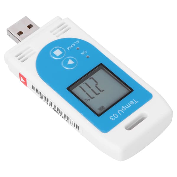 LCD USB Lämpötila- ja kosteusdataloggari PDF GSP Datalogger -tallennin