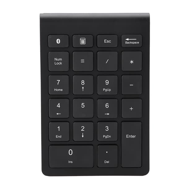 Musta 22 näppäimen mini numeronäppäimistö langaton Bluetooth OS X PC:lle