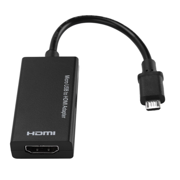 1080P Micro USB til HDMI Adapter 8-kanals Stereo Lyd 5pin HDMI Video Adapter for Android