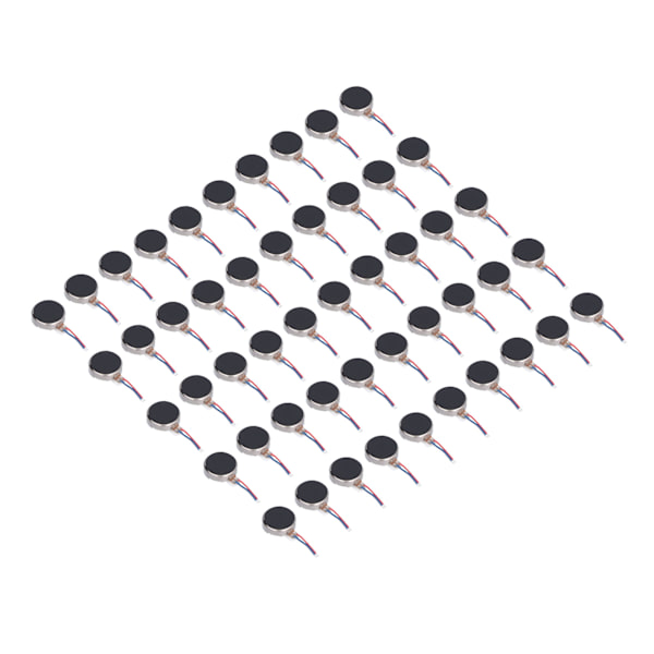 50 kpl Mini Värinämoottoreita DC 3V 10x2,7mm Häiriönesto Pieni Kevyt Hiljainen Mikro Värinämoottori