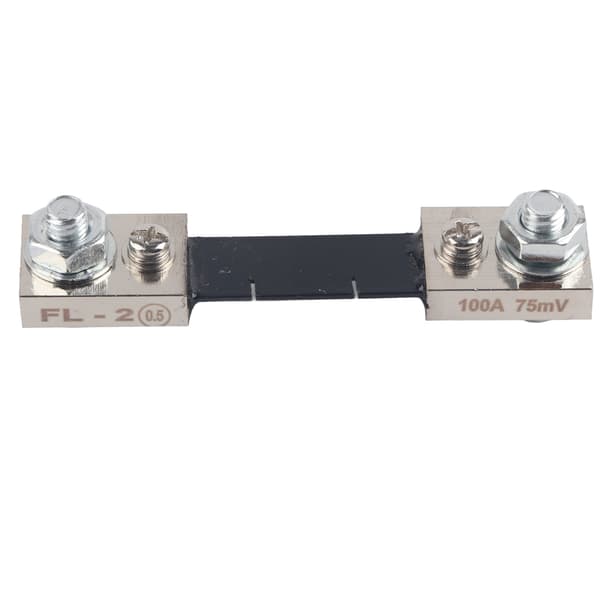 50A/100A Ström AMP Shunt Resistor 75mV FL-2 för Digital Amperemeter Analog Mätare (100A)