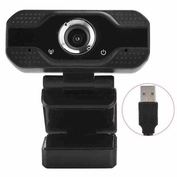 1080P Stasjonær Datamaskin Kamera USB Online Klasse Webkamera med Mikrofon
