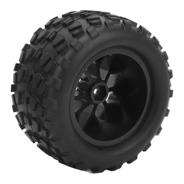 4 KPL RC Renkaat ja Vanteet RC Auton Renkaat Vaihto Kumirenkaat Esiliimattu 1/10 RC Kuorma-autoon