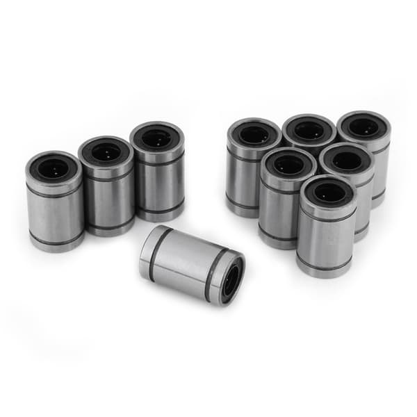 10 stk. LM8UU 8 mm lineær kugleleje bøsning til 8 mm stang 3D printer CNC dele