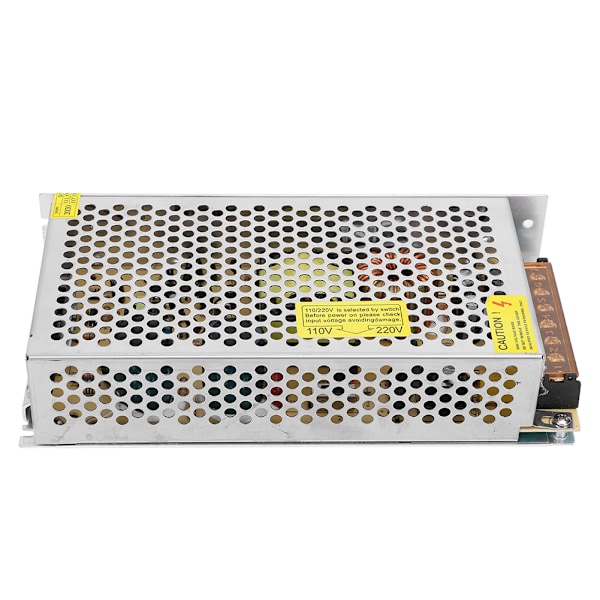 Strömadapter för omkopplingsströmförsörjning DC12V Aluminiumlegering LED-skärm Ljuslist 3D-skrivare (S-180-12 (12v 15a 180W) AC110/220V±15%)