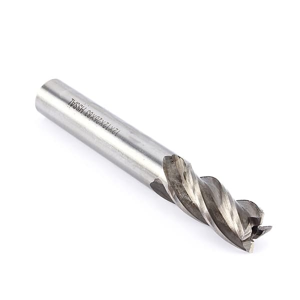 Højkvalitets 12 mm HSS CNC lige skaft 4 fløjte endefræser bor