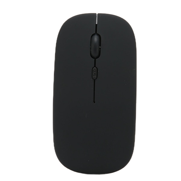 Trådløs Mus Smart Mini Bærbar 3 Hastighets DPI Justerbar Trådløs Mus for Kontor Laptop Datamaskin Nettbrett Svart Frostet Enkeltmodus