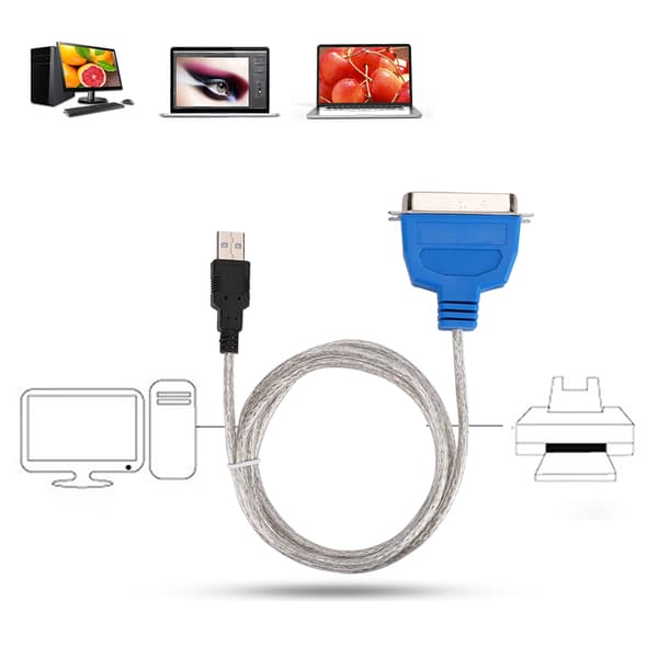 USB til 1284 Printerkabel Adapter Standard Cn36 Interface USB til Parallelport Kabel