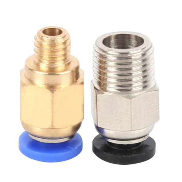 20 st Pneumatiska Kopplingar Raka Push Connect för Bowden Ex 3D-skrivare PC4‑M10/PC4‑M6