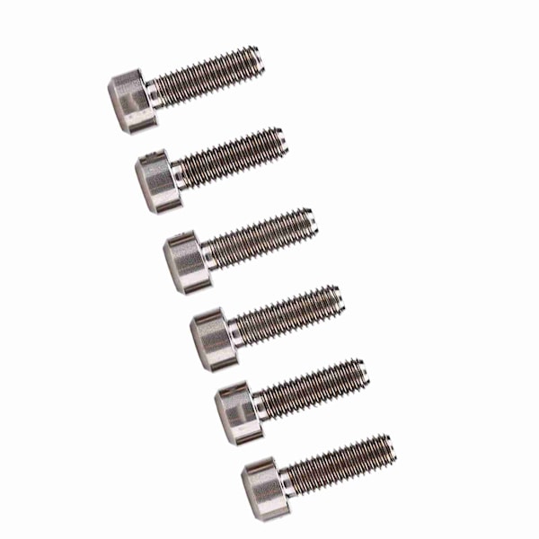 6 kpl setti M5*16mm Titaani Seos Polkupyörän Kiinteät Ohjainkannattimen Pultit Maastopyörän Ohjainkannattimeen (titaani)