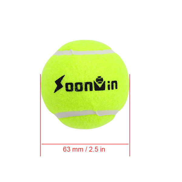 3 st Tennisbollar Träningsbollar för Tävling Träning Övningar Underhållning