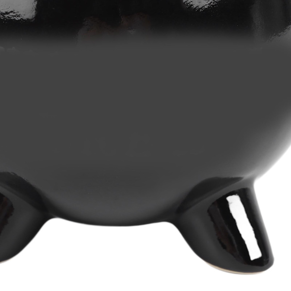 Häxkittelmugg 300ml Tät Häxig Svart Kittelmugg för Halloween Dekoration Bordsprydnad