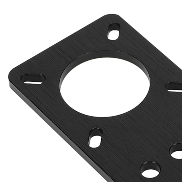 NEMA 17 Anodiserad Aluminium Steppermotor Monterings Platta 3D-skrivartillbehör (Svart)