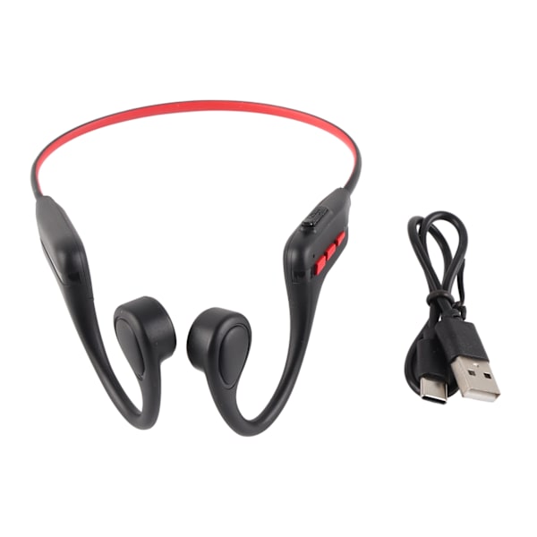 Luujohdekuulokkeet IPX5 Vedenpitävät Sisäänrakennettu Mikrofoni Langattomat Bluetooth 5.3 Avokorvakuulokkeet