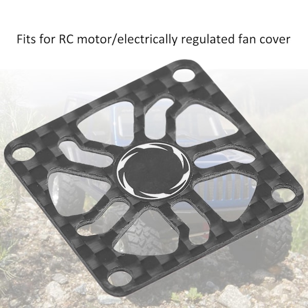 Kjøleviftebeskyttelse i karbonfiber for RC-motor, elektrisk reguleringsvifte, beskyttelsesdeksel 30 mm