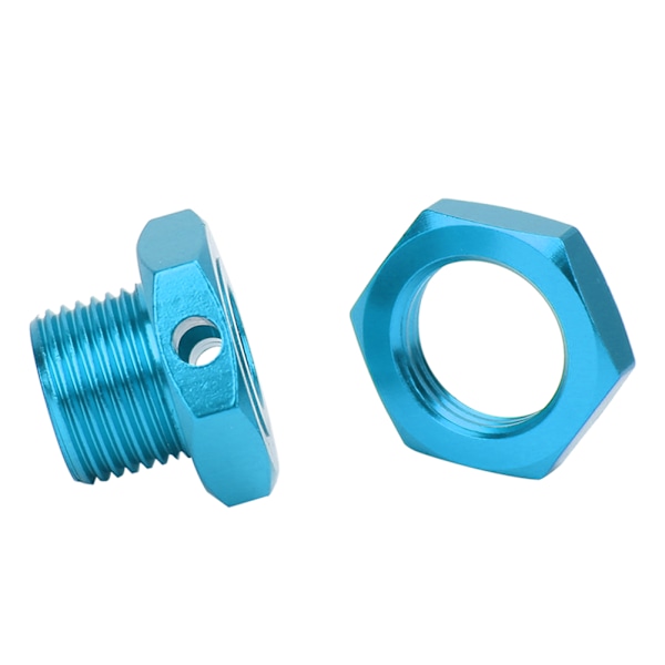 4 st RC Hjul Hex Driver 17MM Aluminiumlegering Hjul Hex Kopplingskit för HSP 1/8 RC Bil Blå