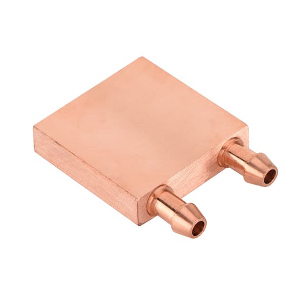 Kobber Vandkølingsblok til Grafikkort GPU Hoved CPU 40 * 40 * 10mm